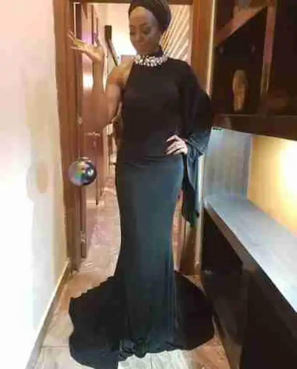 Actress Kate Henshaw Looks Ageless In Black Gown